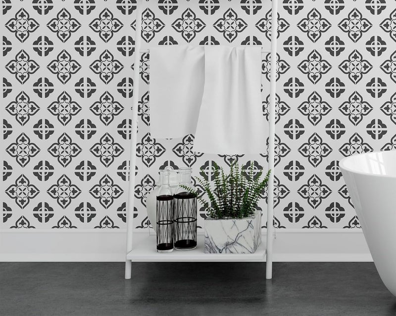 neglex 16-Pack Spanish Tile Stencil Set (6X6 Inch) Authentic Patterns for Floor and Wall, Reusable Tile Stencils for Painting on Floors, Furniture, and Canvas, DIY Spanish Talavera Home Décor - Image 5
